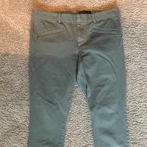 Army green GAP skinny pants